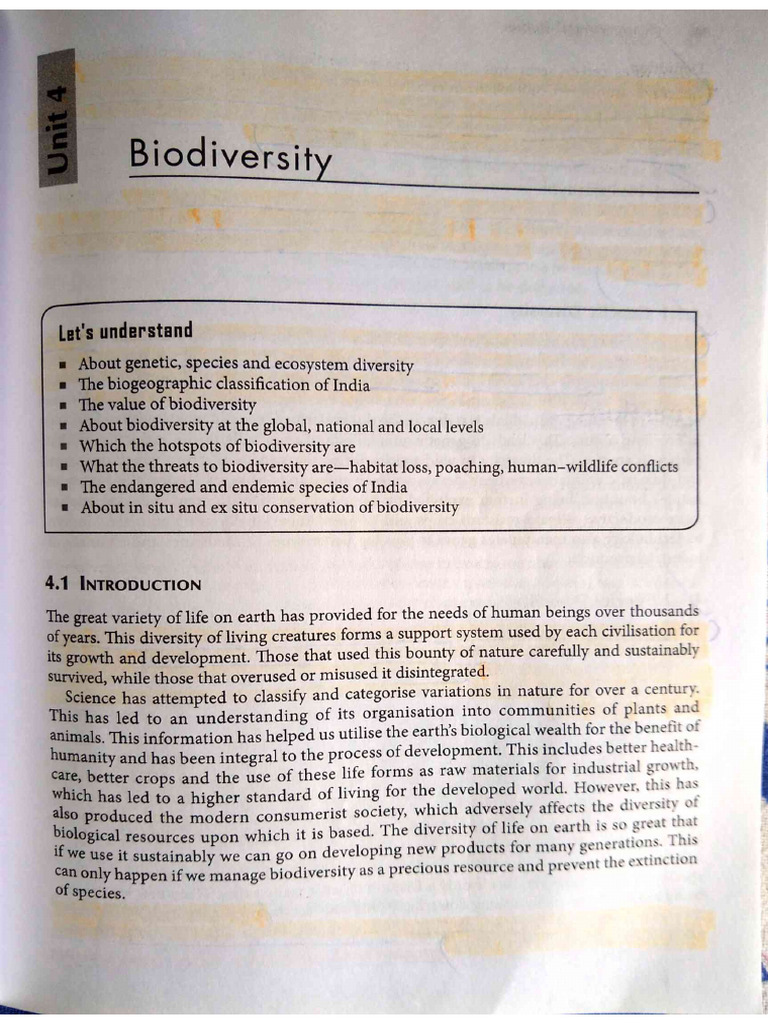 Biodiversity & Its Conservation | PDF