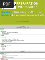 ASP11 Examination Blueprint Updates | PDF | Hazards | Waste