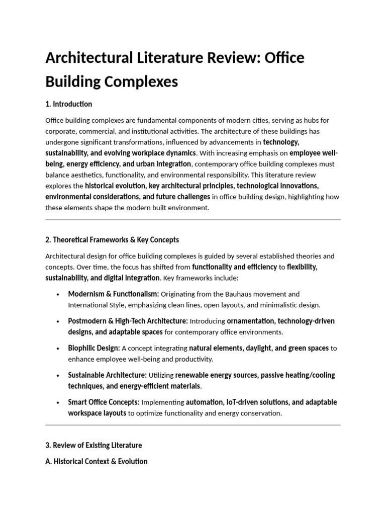 Architectural Literature Review | PDF | Building Insulation | Energy ...