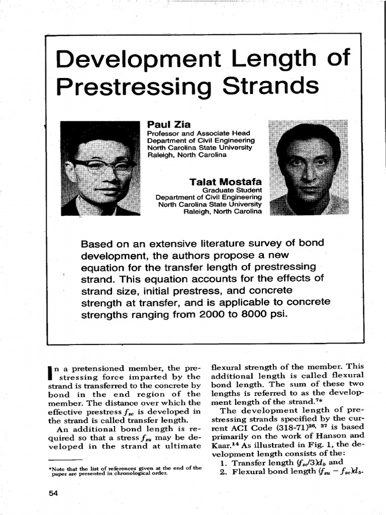 New Equation for Prestressing Strand Length | PDF | Prestressed ...