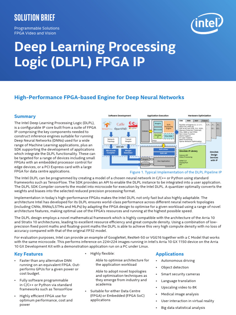 FPGA Engine for Deep Neural Networks | PDF | Field Programmable Gate ...