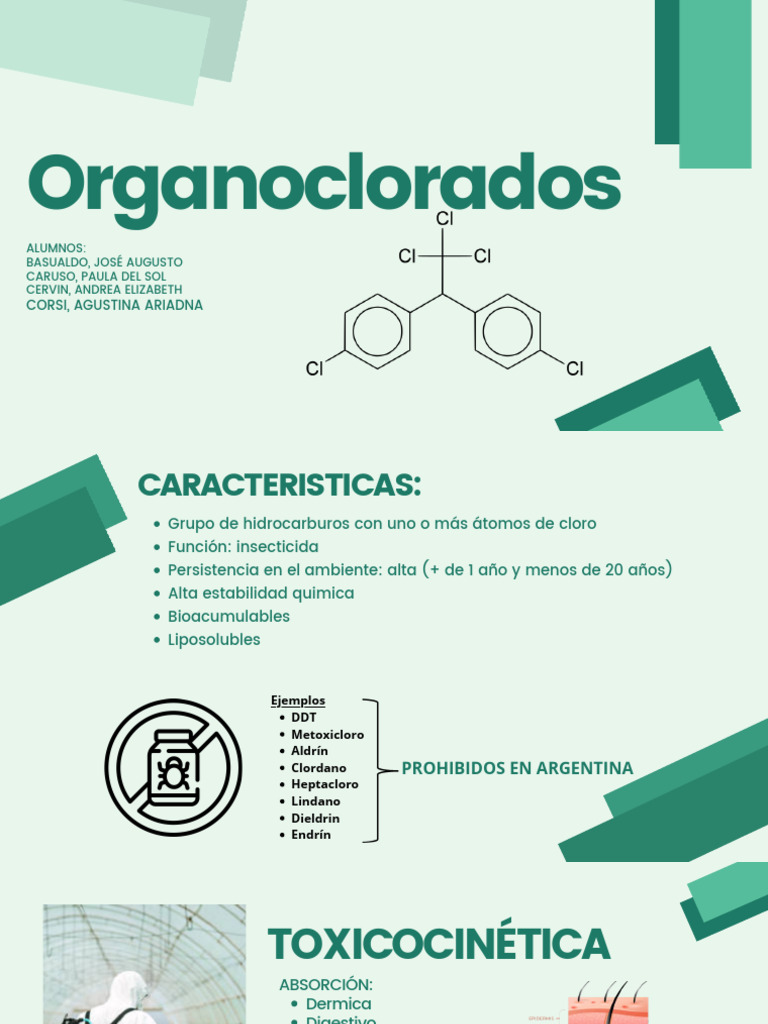 Efectos y riesgos de organoclorados | PDF | Pesticida | Alimentos