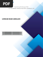 Linear Bar Grilles Overview | PDF | Duct (Flow) | Pressure
