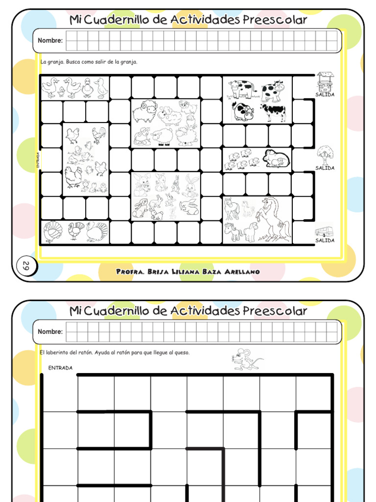 Actividades de Preescolar en PDF | PDF
