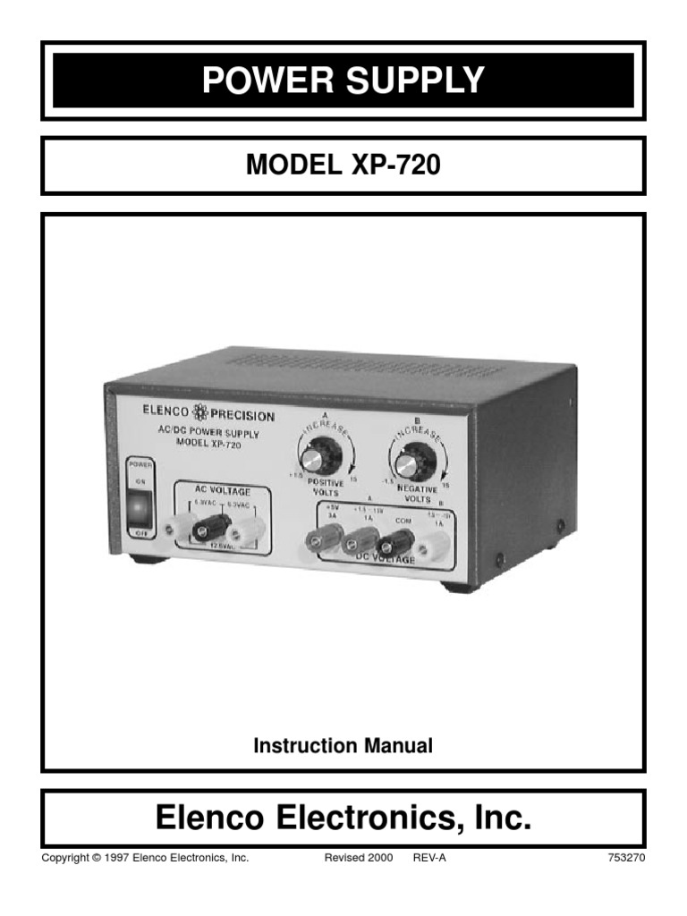 Elenco Xp 720 | Same as XP720 in Kit Form – YXOMDR
