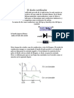 Rectificador de diodos: tipos y funcionamiento