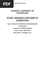 Research Methodology in Computer Science | PDF | Computer Science | Science