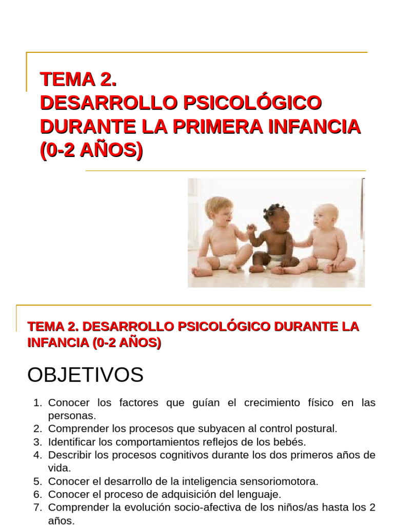 TEMA 2 Nuevo | PDF | Teoría de apego | Las emociones