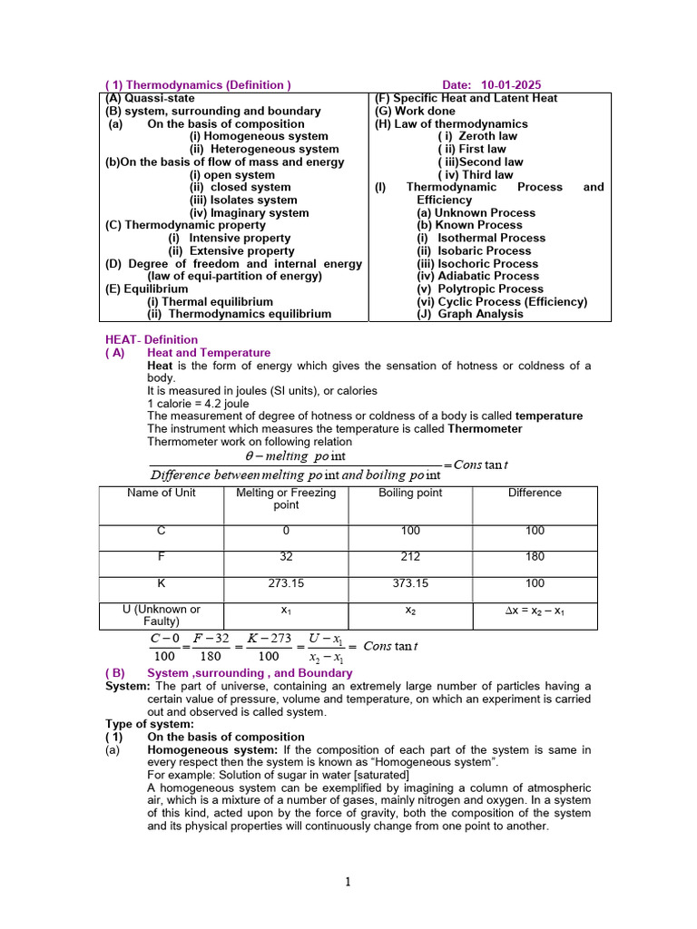 Heat -1 | PDF | Gases | Heat