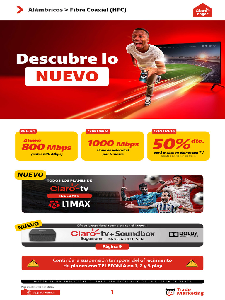 Nuevos Planes de Internet HFC hasta 1000 Mbps | PDF | Google Play ...