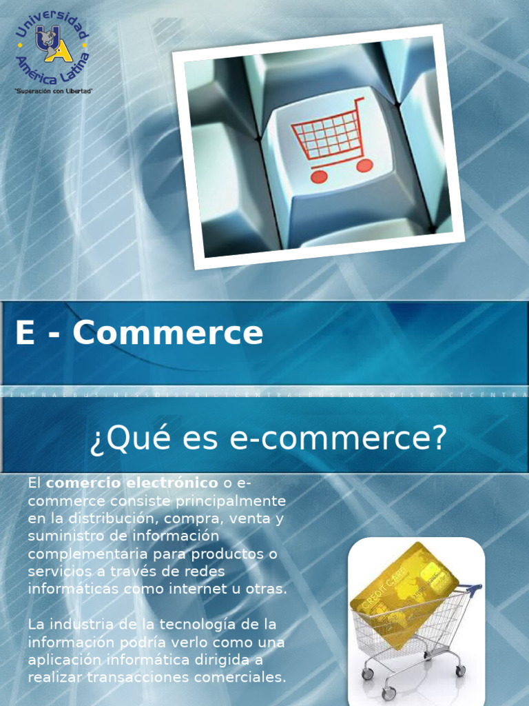 E Commerce | PDF | Comercio electrónico | Business