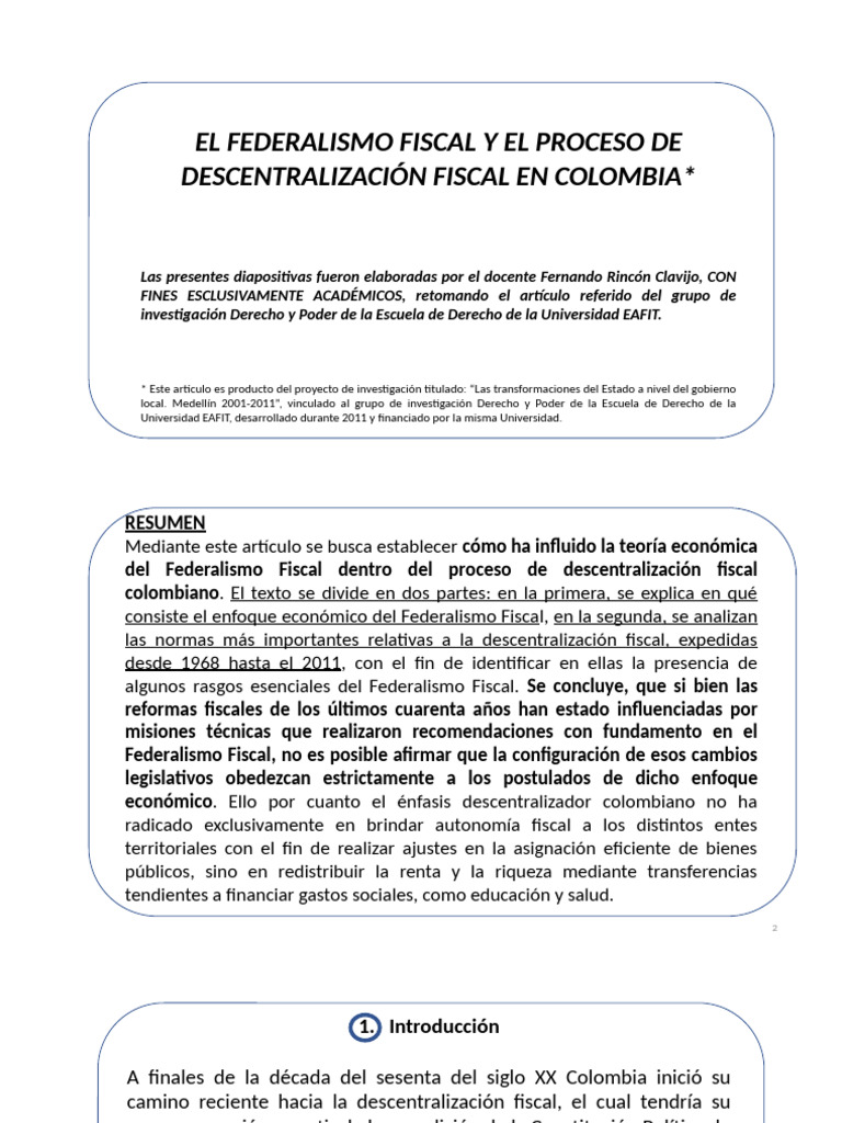Fiscal en Colombia para 2025-1 | PDF | La política fiscal | Colombia