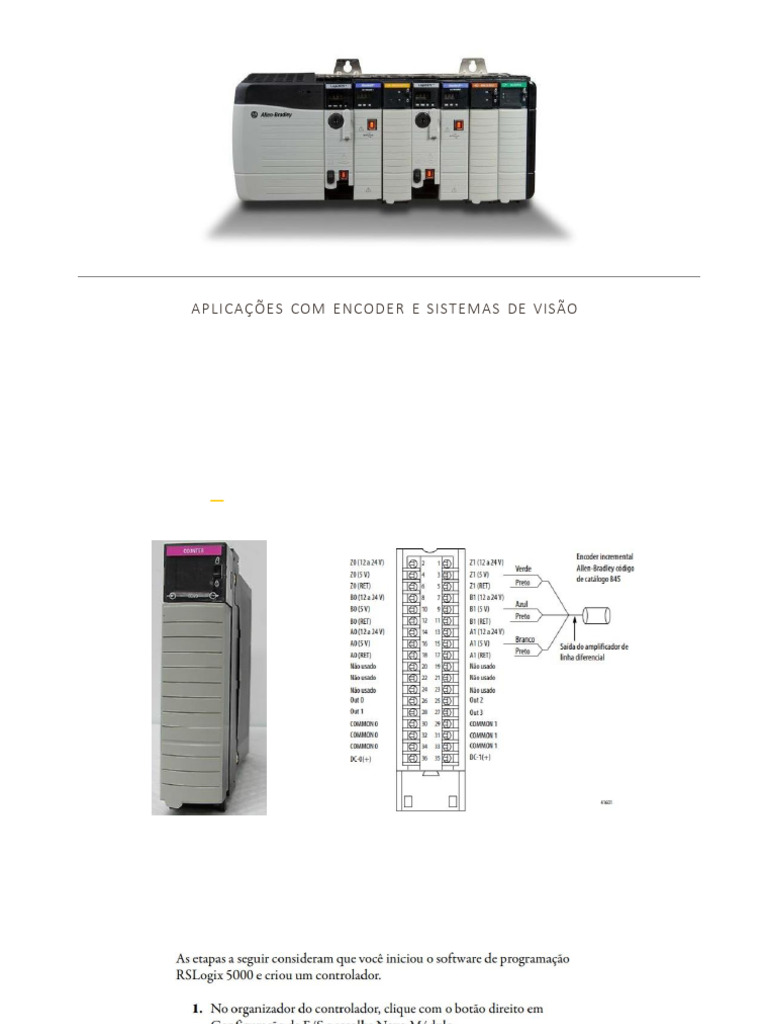 Aplicações de Encoder e Visão Computacional | PDF
