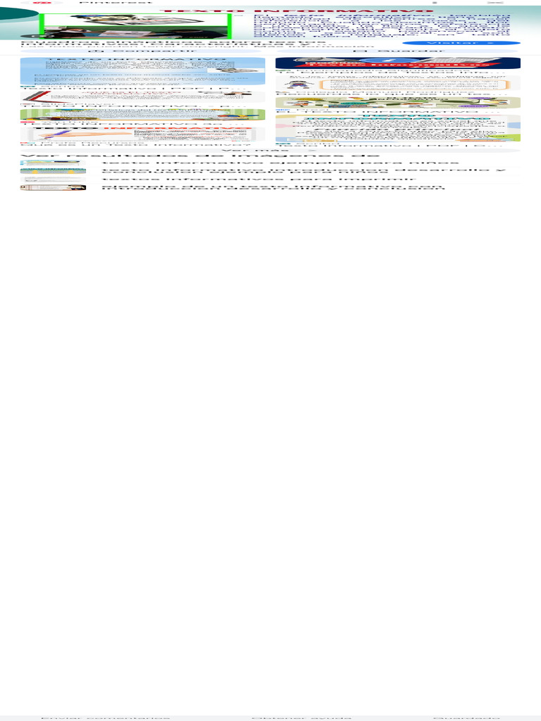 Texto Informativo Ejemplo - Buscar Con Google | PDF