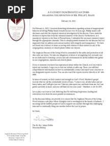 A Statement on the Deposition of Mr. Phillip J. Shade