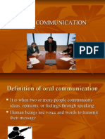 Oral Communication Presentation