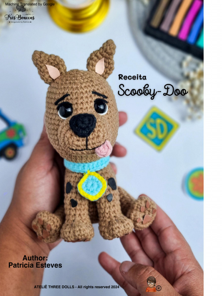Free Scooby-Doo Amigurumi Pattern | PDF | Crochet | Amigurumi