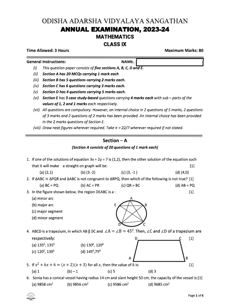 Math Annual | PDF