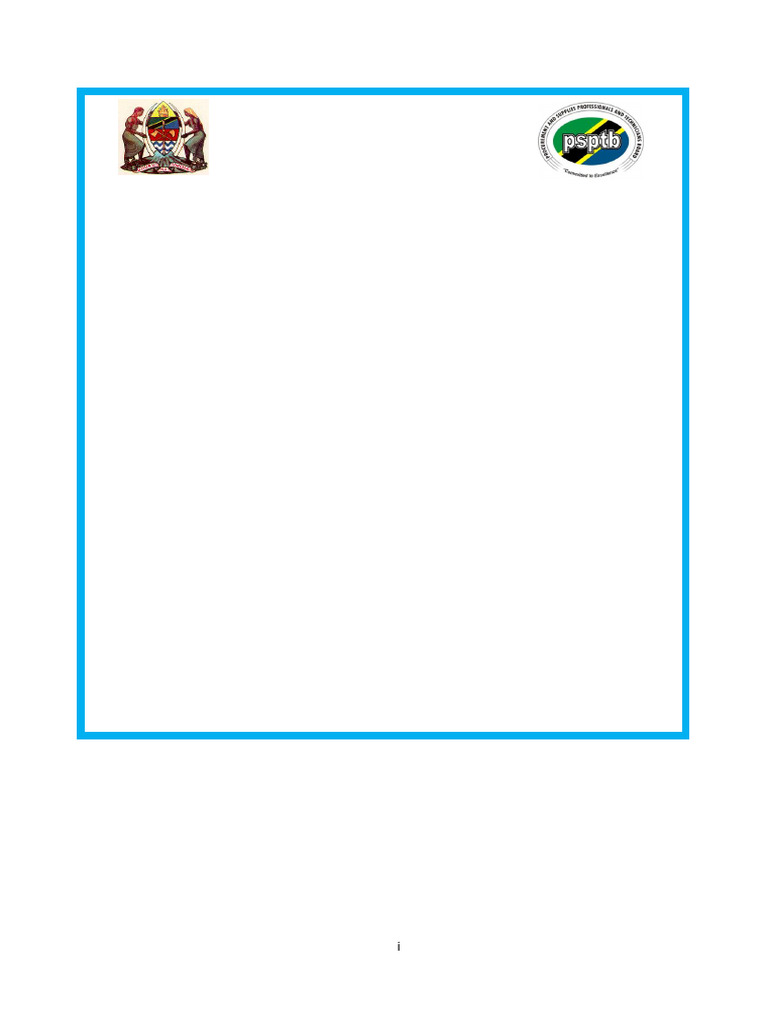 CPSP Syllabus for Procurement Professionals | PDF | Educational ...
