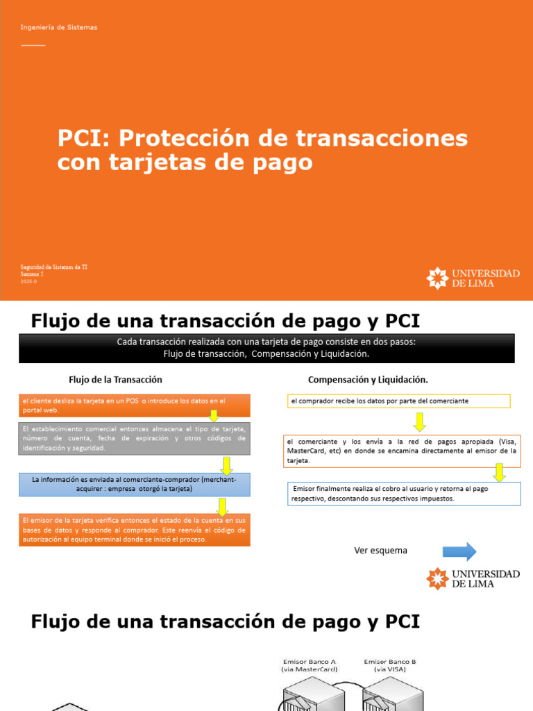 SSTI - 2025-0 Semana 5 - PCI DSS | PDF | Seguridad de información ...