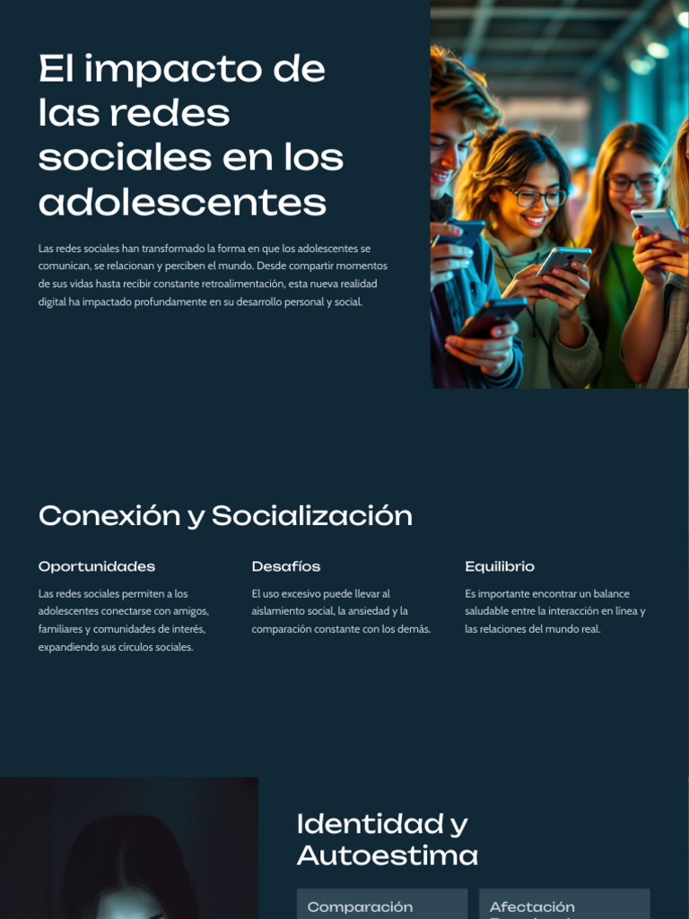 Impacto de Redes Sociales en Adolescentes | PDF | Adolescencia | Autoestima