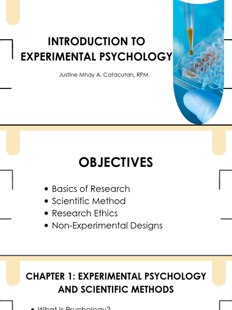 Introduction to Experimental Psychology | PDF | Experiment | Science