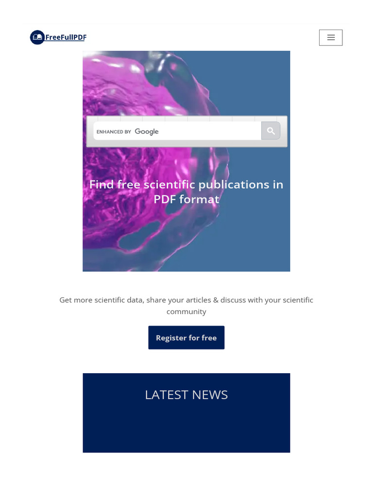 Free Scientific Publications & Community | PDF