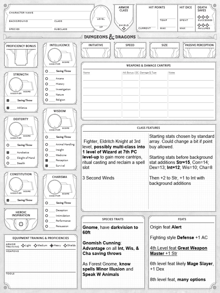Fighter Multiclass Build Guide 2024 | PDF | Fantasy Role Playing Games ...