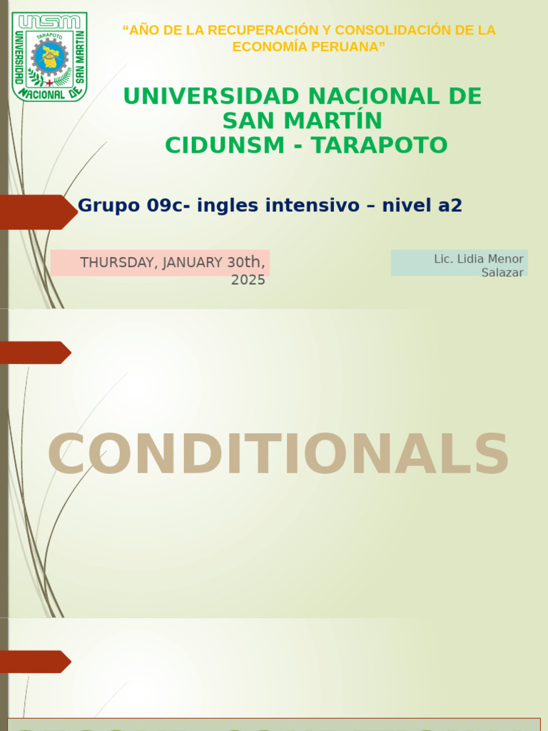 Second Conditional Grammar A2 Guide | PDF