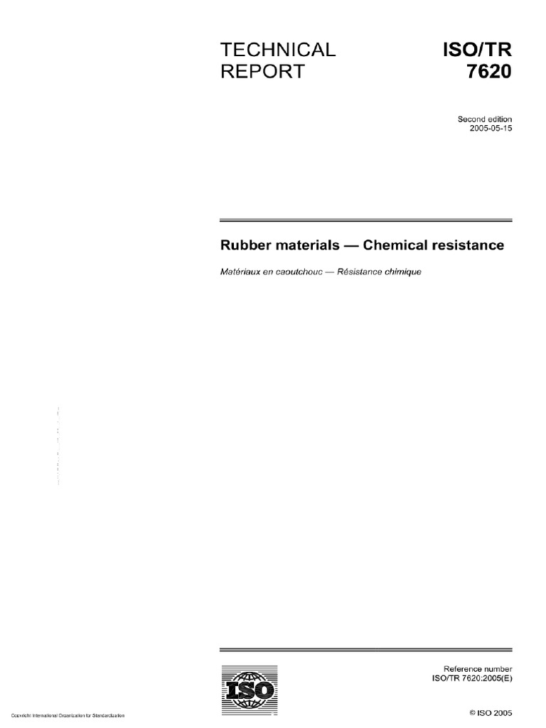 ISO TR 7620-2005耐液体 | PDF