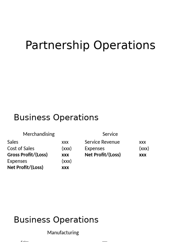 Partnership Profit and Loss Division Guide | PDF | Net Income | Partnership