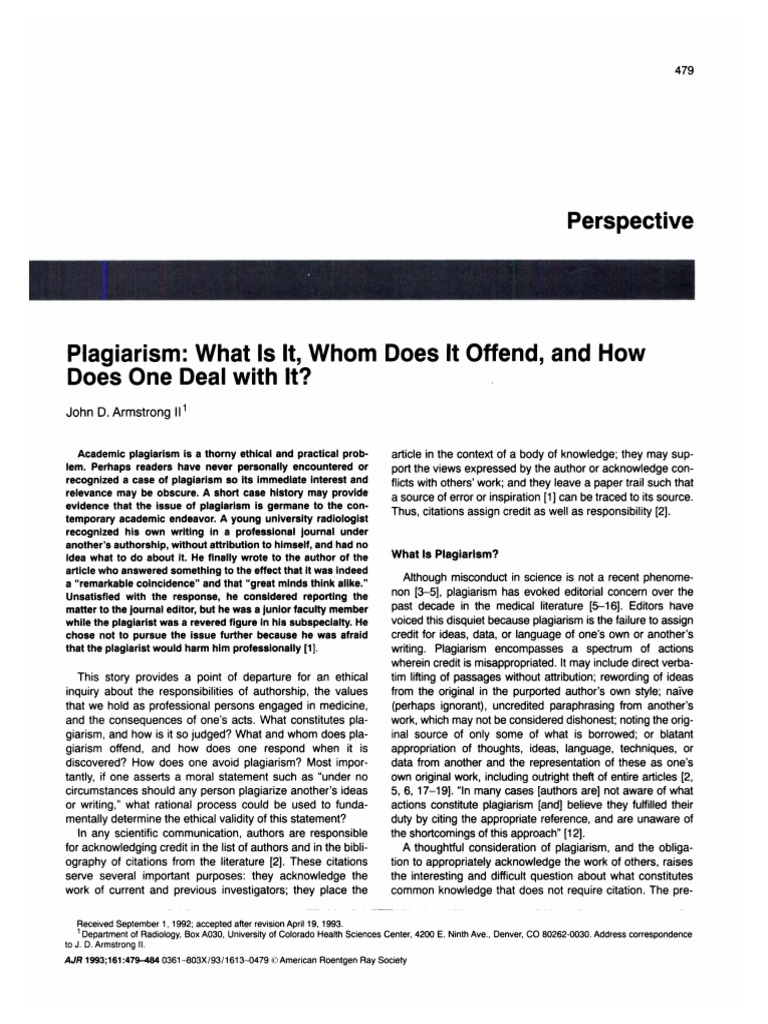 Plagiarism+ +What+is+It+ +Whom+Does+It+Offend | PDF | Plagiarism | Citation