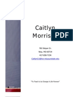 Caitlyn Morrison Resume