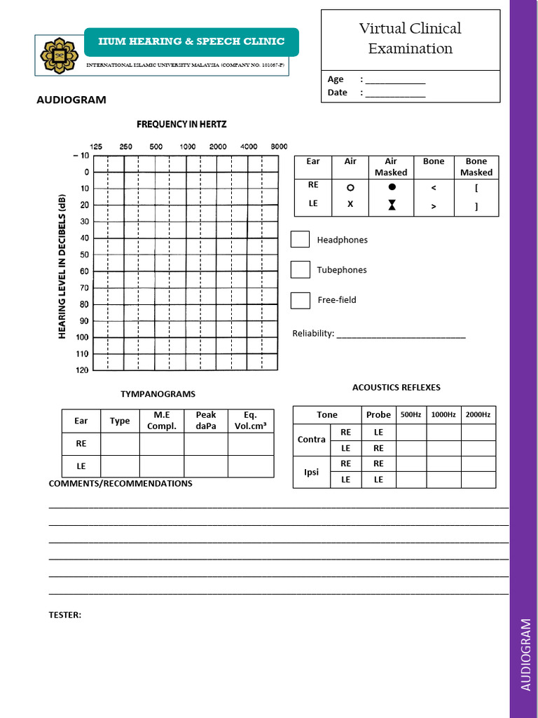 Audio Gram | PDF | Medical Specialties | Otology