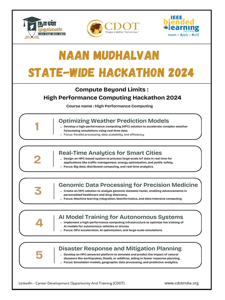 HPC Hackathon 2024 | PDF | Artificial Intelligence | Intelligence (AI ...