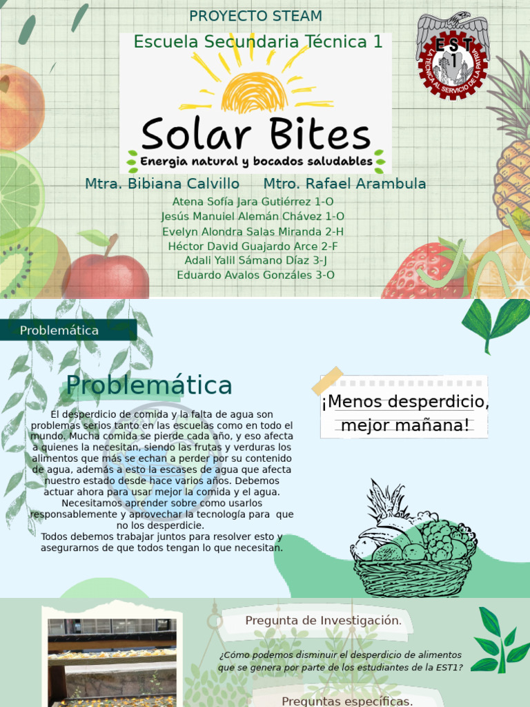 Presentación Solar Bites | PDF | Alimentos | Fruta