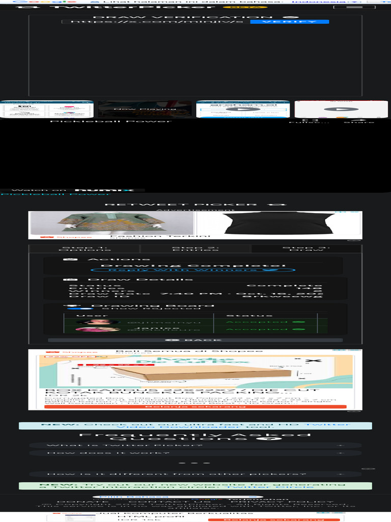 Twitter Picker - Free Giveaway Picker | PDF | World Wide Web | Internet ...