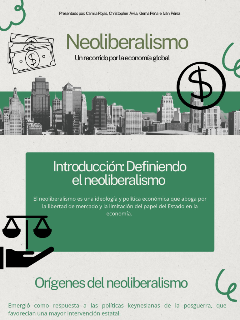 Neoliberalismo: Impacto y Críticas | PDF | Neoliberalismo | Economias