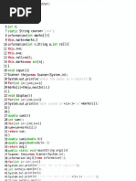 Java Program for Student Details | PDF