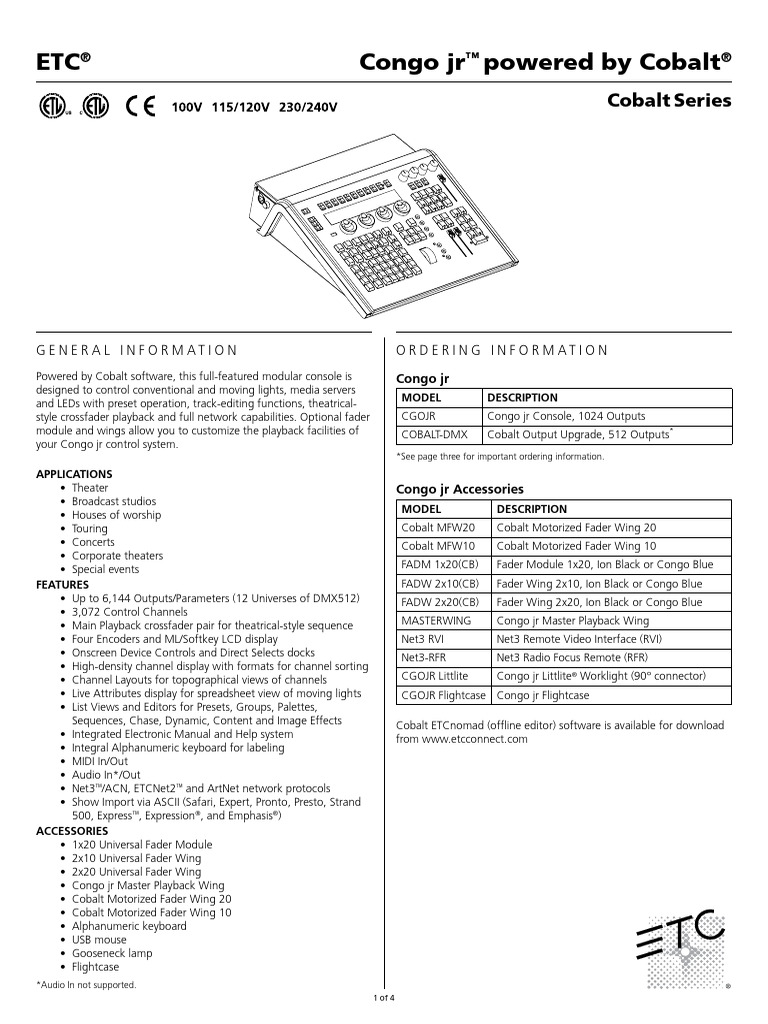 4320L1001 Congo JR Datasheet RevH | PDF | Computer Terminal ...