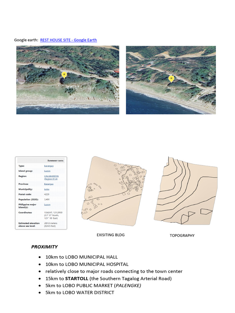 Balibago, Lobo: Location & Amenities | PDF