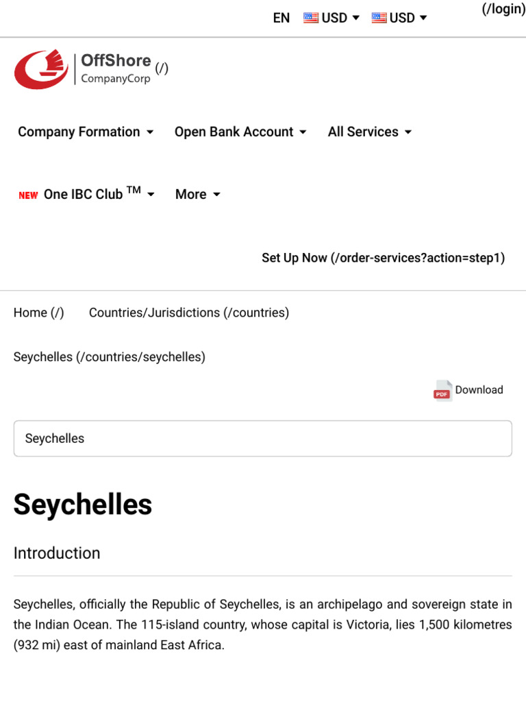 Establishing IBCs in Seychelles | PDF | Taxes | Double Taxation