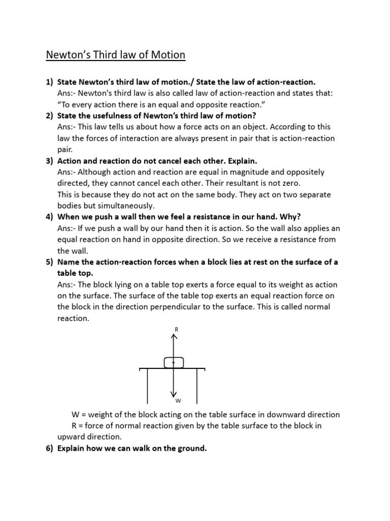 Understanding Newton's Laws of Motion | PDF | Weight | Force