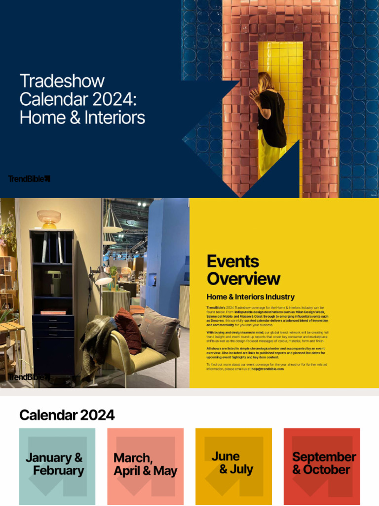 Home Interiors Trade Shows 2024 | PDF