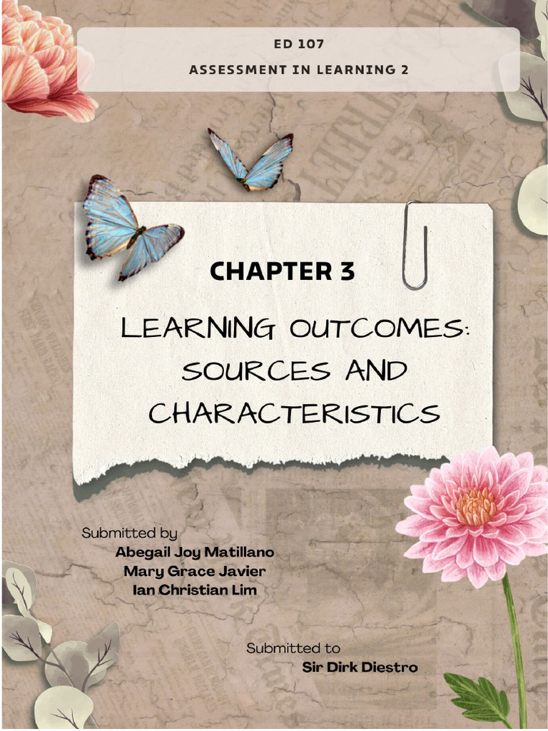 Understanding Learning Outcomes in Education | PDF | Learning | Teachers