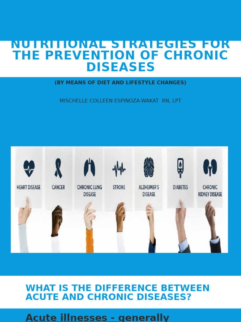Preventing Chronic Diseases with Nutrition | PDF | Diabetes | Chronic ...