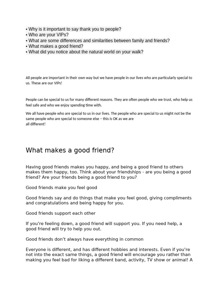 Why Is It Important To Say Thank You To People | PDF