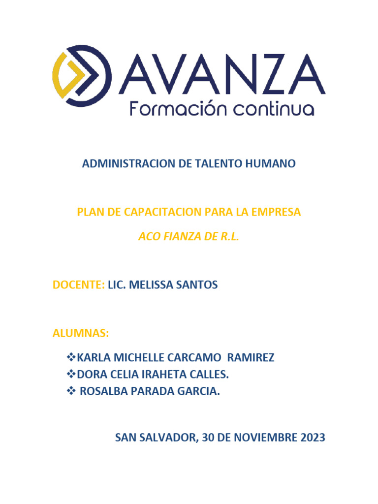 Plan de Capacitación en Ventas y Atención al Cliente | PDF | Servicio ...