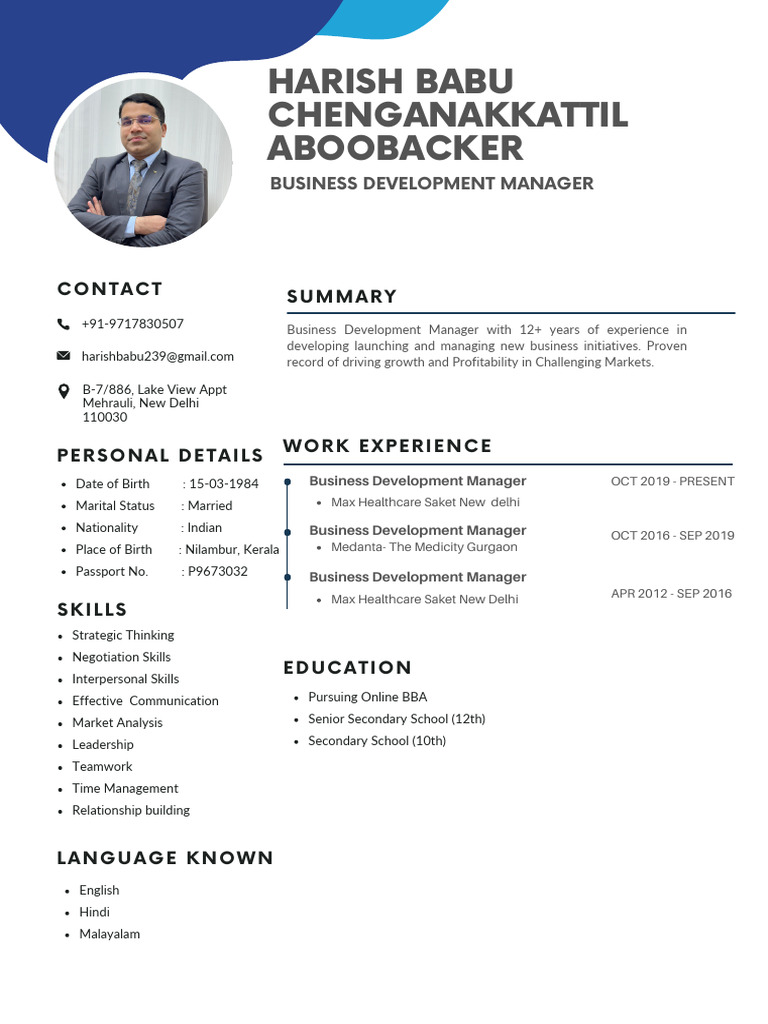 Business Development Manager Profile | PDF