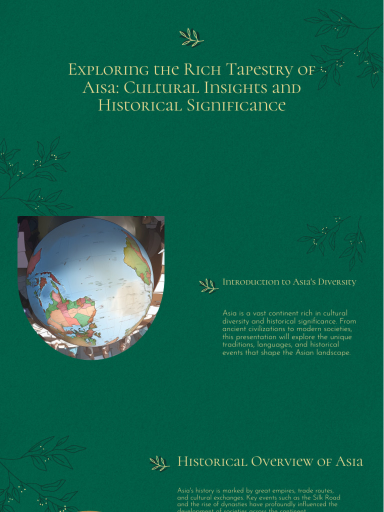 Slidesgo Exploring The Rich Tapestry of Aisa Cultural Insights and ...